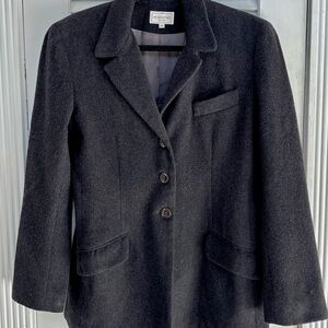 Henri Bendel Dark Gray Blazer